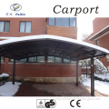 Polycarbonate and aluminum carport metal roof portable garage
